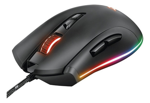 Mouse Rgb Trust Gxt 900 Qudos Color Negro