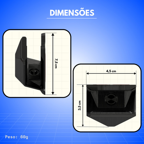 Suporte Parede Notebook Vertical Stephan Home/office