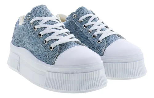 Tenis azules mujer new arrivals