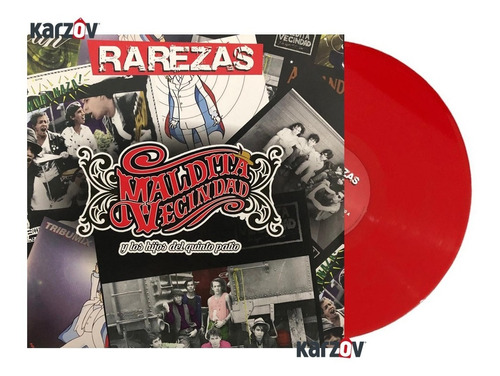 Maldita Vecindad & Los Hijos 5 Piso Rarezas Lp Vinyl / Rojo