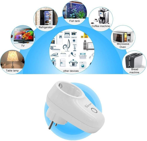Imagen 7 de 7 de Sonoff Toma De Corriente Schuko Smart S26 Macrotec