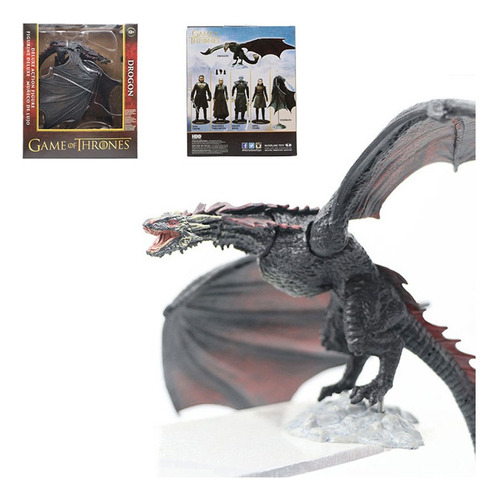 Mcfarlane Drogon Fire Dragon Muerte Negra Destruye