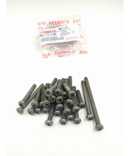 Kit De Tornillos Verde Oliva Para Motor Dt-125 / Yamaha / 