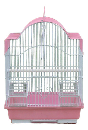 Jaula Para Aves Pequeñas Mod 103 Rosa +envio Gratis 