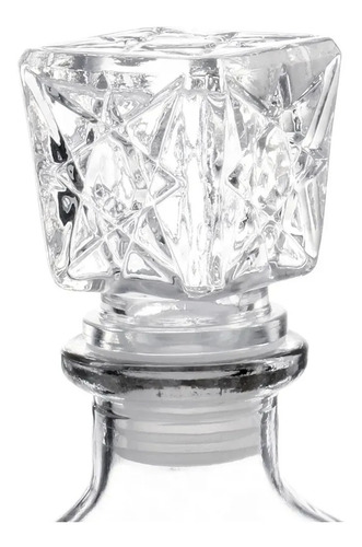 25 Botella De Cristal Diamante 500ml Vidrio Resistente
