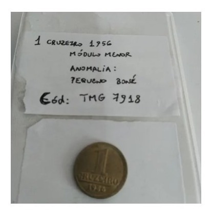 Anômala 1 Cruzeiro 1956 Pequeno Boné Tmg7918 (Usado)