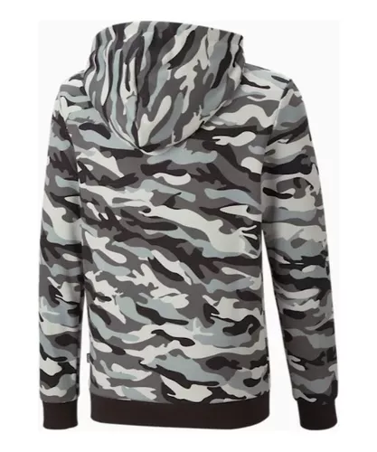 Sudadera Puma ESS + CAMO B para Niños 847343-01 gris S Puma 847343-01 SUD.  ESS + CAMO B