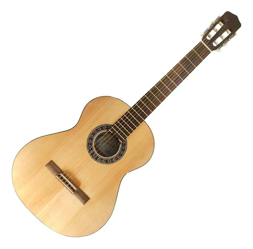 Guitarra Criolla Fonseca 31p Natural Brillante