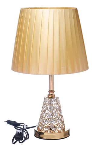 comprar Abajur Luminária Quarto Sala Criado Mudo Cristal C\u002F Led
