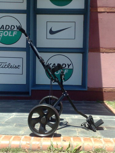 Carro Manual Golf Caddytek Junior - 2 Ruedas Color Negro
