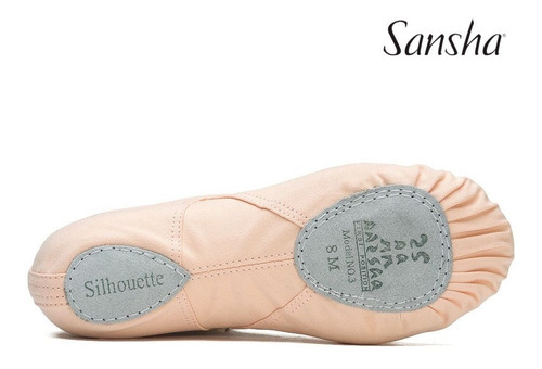 Imagen 2 de 8 de Zapatillas De Ballet Danza Importadas Sansha De Lona