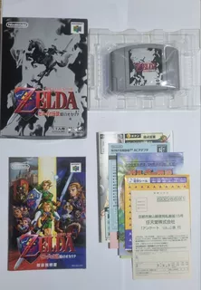 Zelda Ocarina Of Time N64 Original Japones Completo Excelent