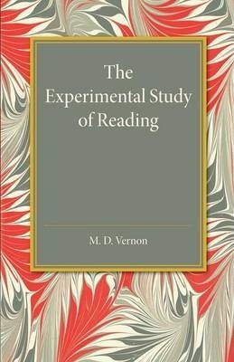 Libro The Experimental Study Of Reading - M. D. Vernon