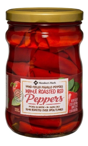 Pimientos Members Mark Whole Roasted Red Peppers Slow Roast