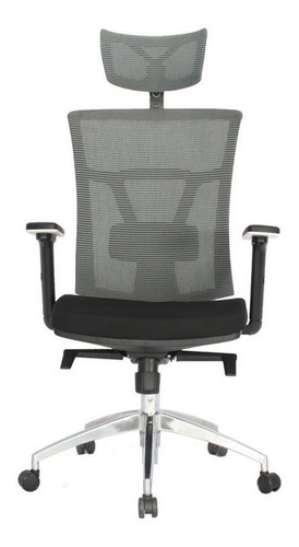 Imagen 1 de 1 de Silla de oficina premium Rio Negro Mundial de Sillas ergonómica negra con tapizado de mesh