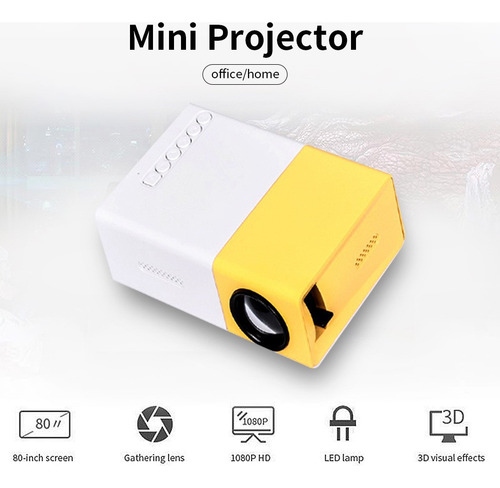 Hd 1080p Micro Mini Portable Home Led Projector
