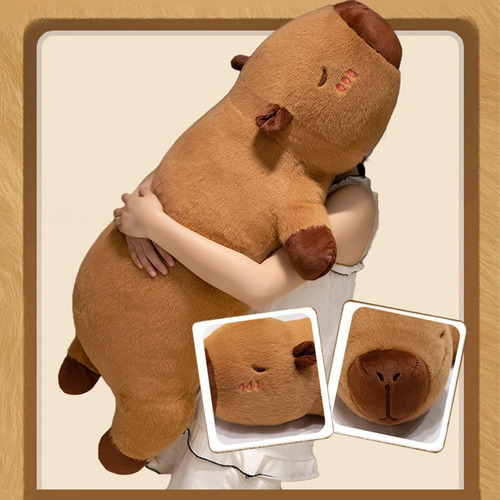 Almohada Para Dormir De Felpa Capybara 70cm