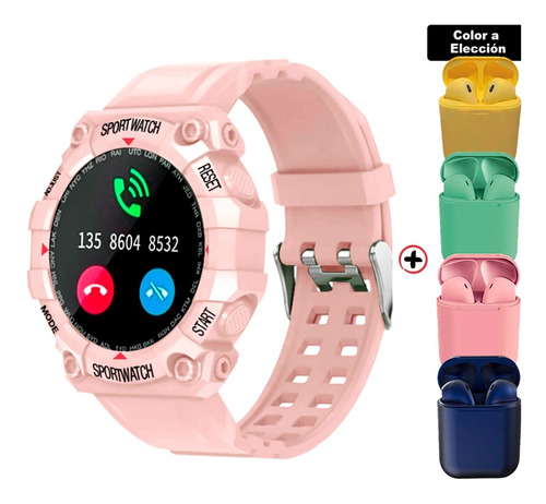 Smartwatch Reloj Smart Inteligente Deportes Alertas 68s + Au