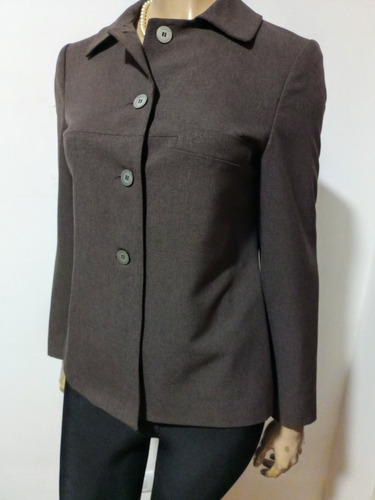 Saco Blazer Chaqueta Liviano Forrado Talle M Impecable 