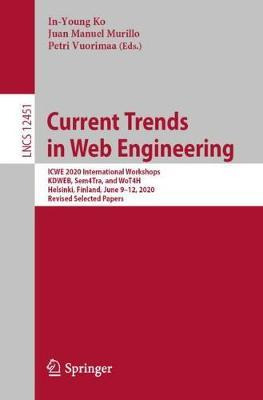 Libro Current Trends In Web Engineering : Icwe 2020 Inter...