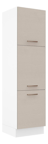 Mueble Cocina Organizador 60cm Agata Madesa Blanco/Crema