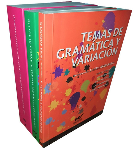 3 Libros Gramatica Español + Escribir + Variacion Waldhuter