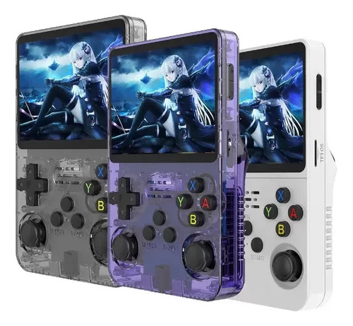 Nueva Version R36s Mas De 14.000 Juegos 30 Consolas Mod 2025 Negro