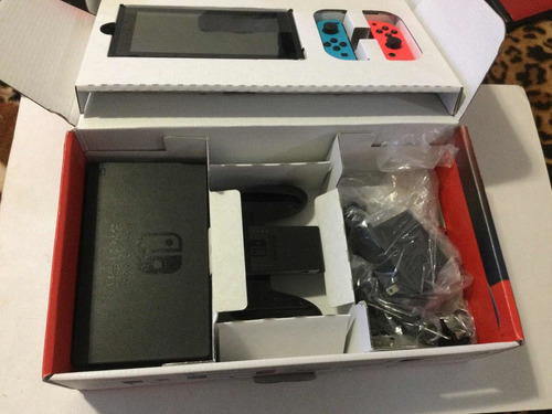 Nintendo Switch Excelente Estado Rojo Neón/azul Neón/negro (Usado)