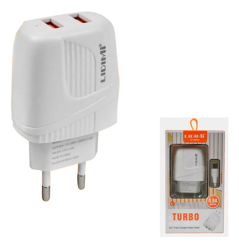 Cargador Tipo C 4.8a Con Cable C 2 Usb