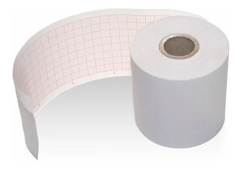 Imagen 2 de 3 de Papel Termosensible Ecg 50mm X 30mts - Caja X 10 Rollos Full