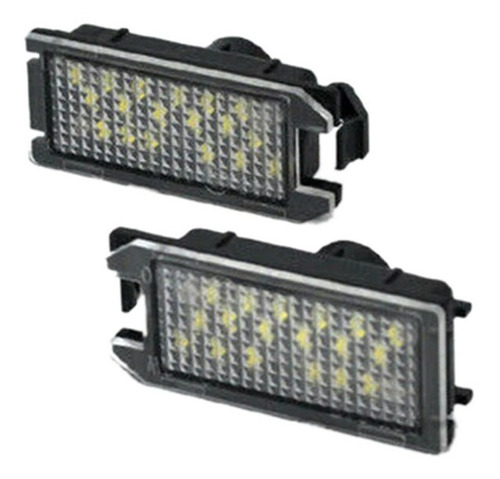 Luz Led Para Placa Fiat 500 2 Piezas