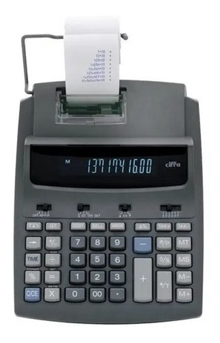 Calculadora Con Impresor Uso Intensivo Cifra Pr-255t Térmica