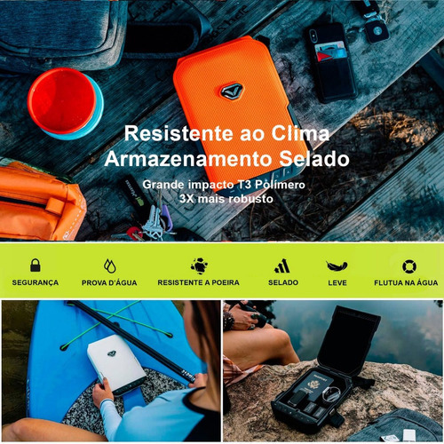 Combo-cofre Vaultek Lifepod 2 C/ Biometria Com Mochila Ombro Cor Lifepod Bio Preto Trekpak Bege