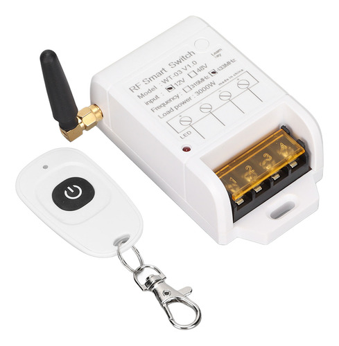 Interruptor Rf Inalámbrico De 433 Mhz, Dc, 12 V, 1 Canal, Co