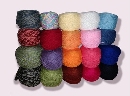 Madejon Estambre Pack 2 Bolas De 250 Grs. C/u. Colores