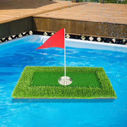 Estera De Práctica Plegable Verde De Golf Flotante Para