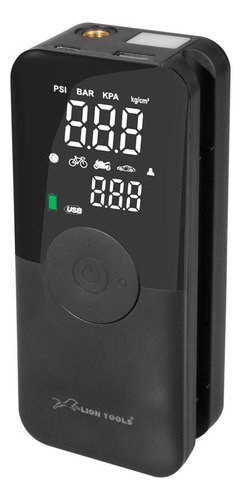 Compresor Inflador De Aire Portatil Para Carro Compresor Portatil Para Auto Bomba De Aire Para Auto Infla Balones Llantas De Bicicleta, Automovil Y Motocicleta Tiempo Recarga 3h Power Bank Linterna