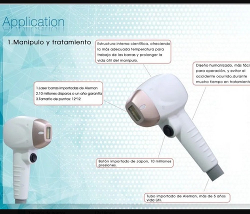 Imagen 3 de 5 de Alquiler Maquina Depilacion Definitiva Laser Trio Ice Speed