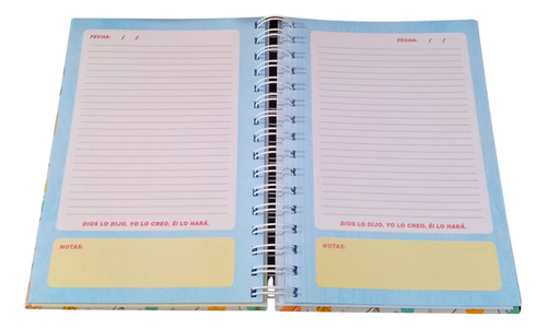 Cuaderno Tapa Dura - Regaleria Cristiana - Buena Batalla Negro