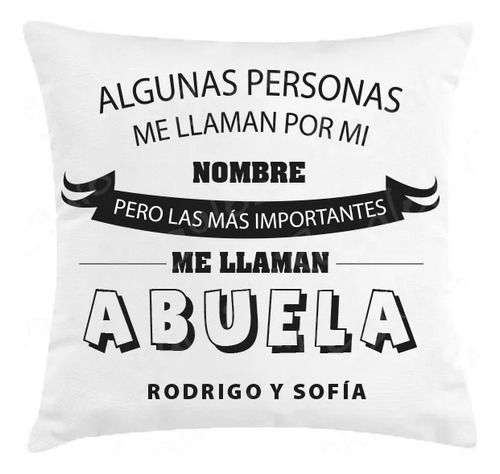 Regalo Abuelos Almohadón Personalizado. Personas Favoritas