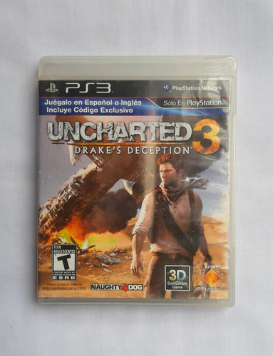 Uncharted 3 Drakes Deception Ps3 Físico Usado