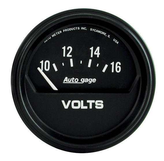 Auto Meter 4483 Ultra-Lite Electric Voltmeter Gauge