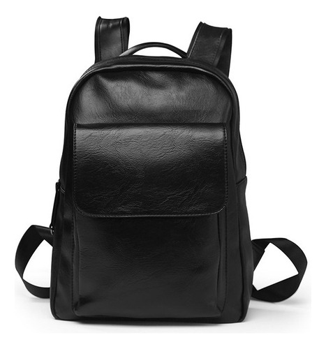 Mochila Escolar De Cuero Para Estudiantes De Negocios, Bolsa