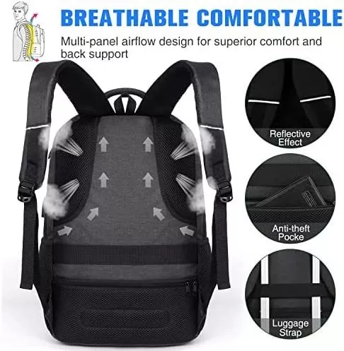 Mochila Impermeable Con Laterales USB IMPORTADO