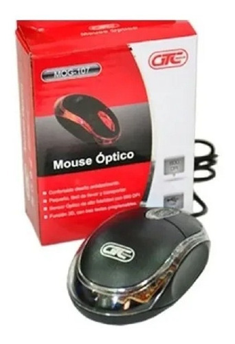 Mouse Optico Usb 2.0 Gtc Mog-107 Con Luz
