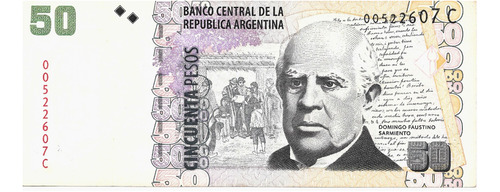 Bottero 3617 Billete De 50 Pesos Conv. 2006 T. Corta - Mb-