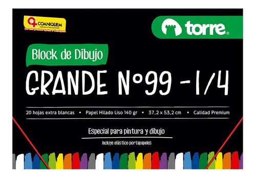 Block Dibujo Grande 99 1/4 -torre - L.centro