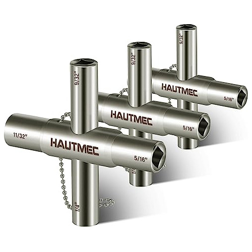 Hautmec, 3 Uds., 4 Vías, Llave De Agua, Llave De Grifo, Her