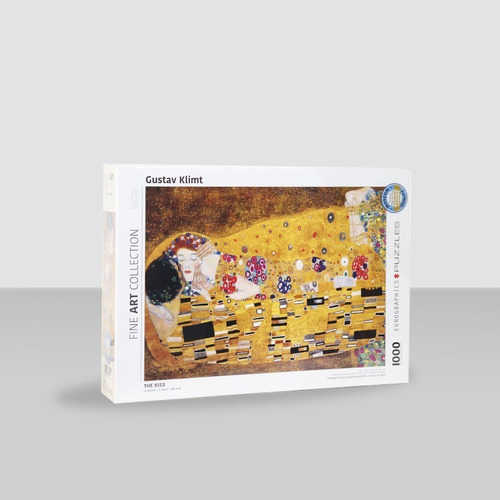 Imagen 3 de 3 de Rompecabezas - The Kiss - Gustav Klimt - 1000 Piezas
