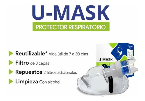 Protector Respiratorio Mascarilla U-mask